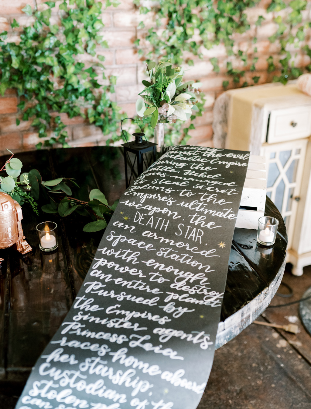 A Subtle And Stylish Star Wars-inspired Wedding