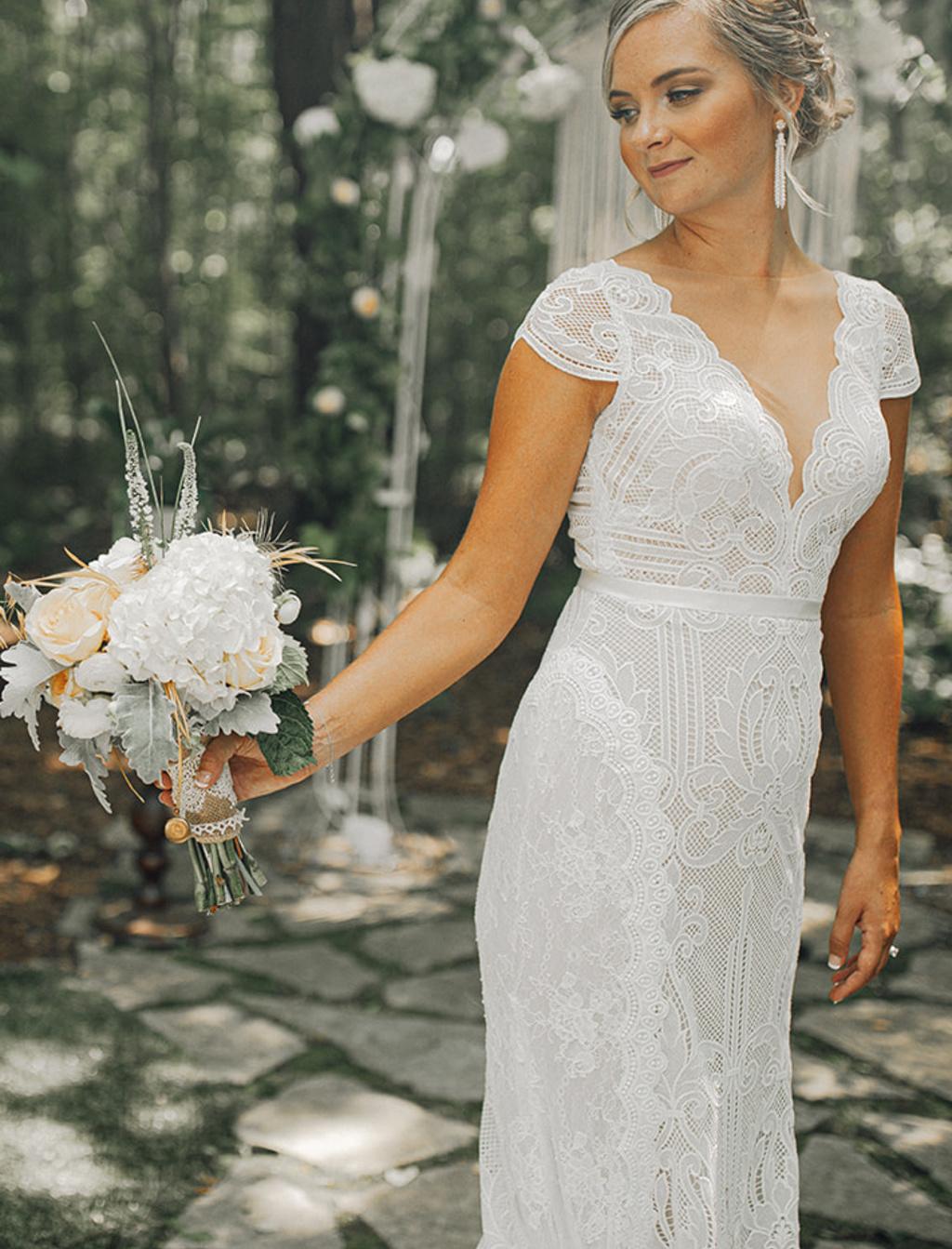 Boho Wedding With A Touch Of Vintage Flair