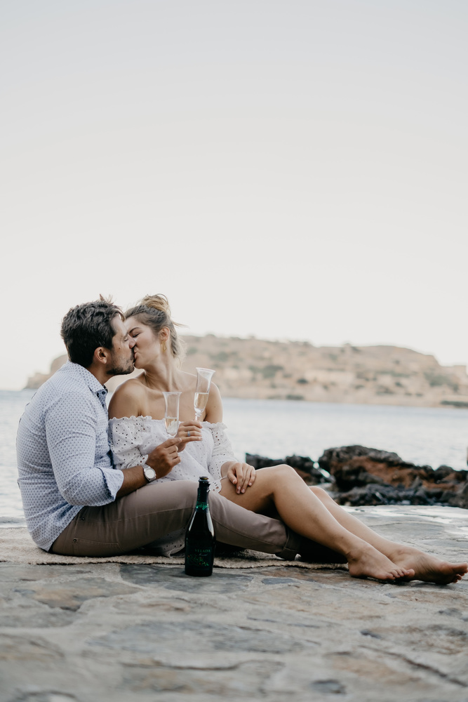 Anniversary Photo Shoot In Spinalonga Island, Crete