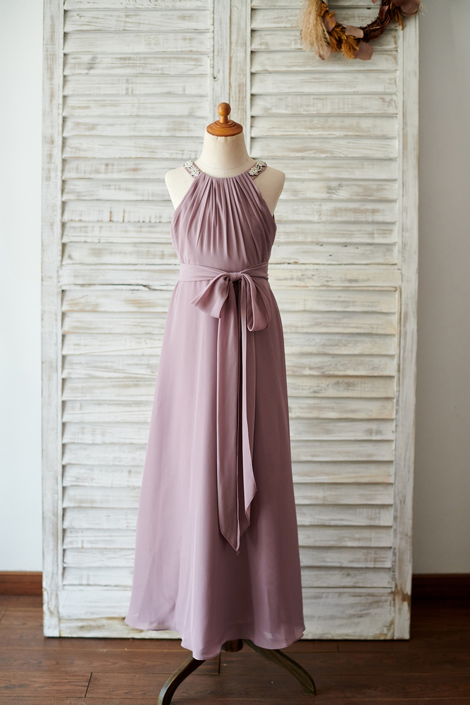 The Biggest Spring/ Summer 2021 Trend: Mauve Flower Girl Dresses