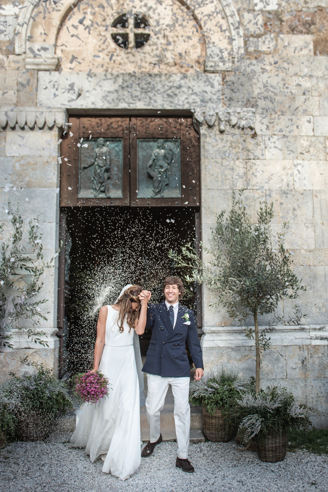 Elegant Wedding Between Olives Trees And Sea