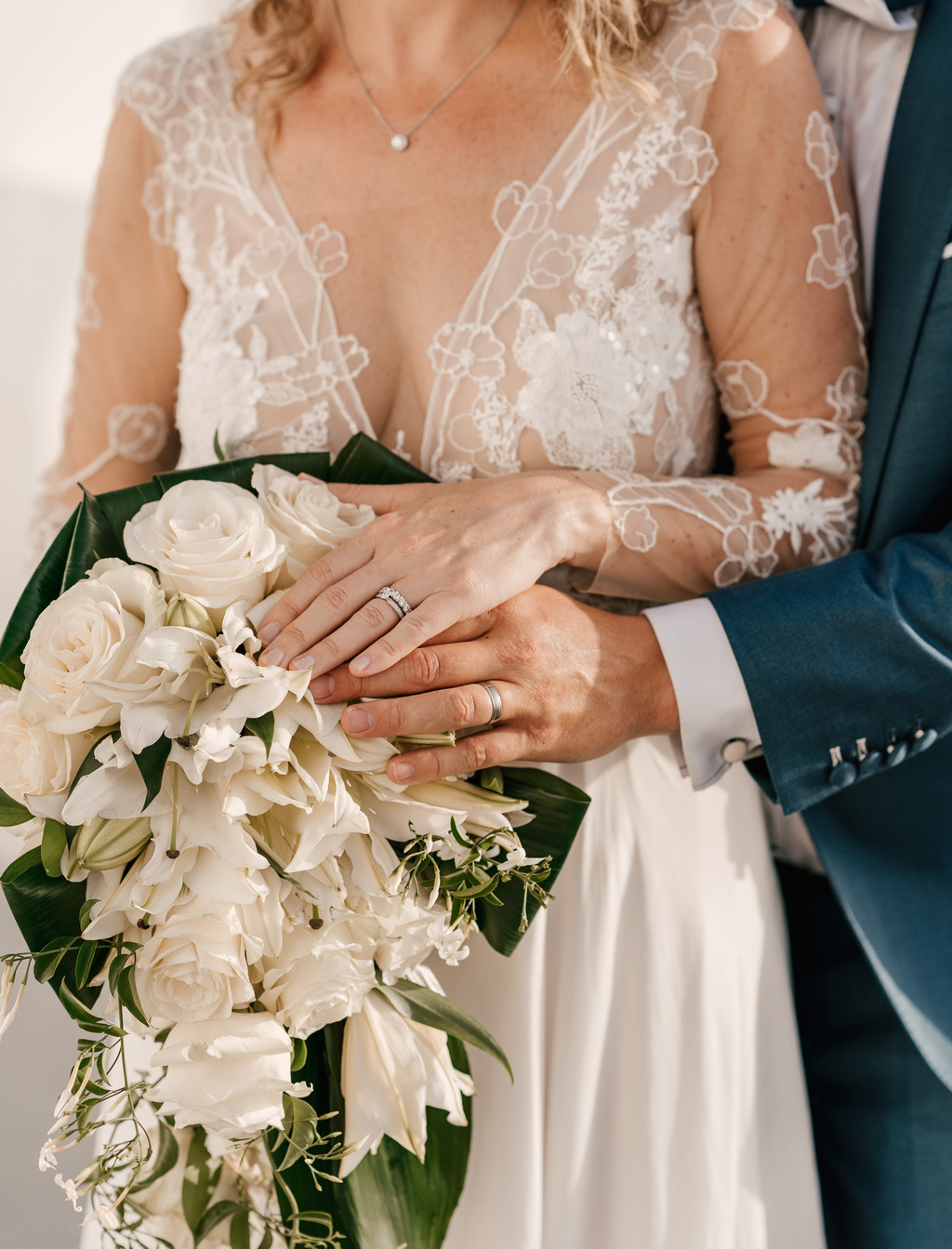 Romantic Wedding  In Santorini