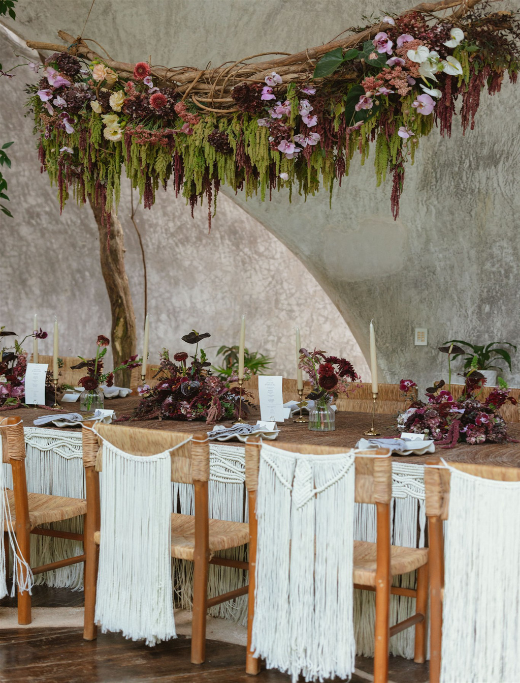 Azulik Tulum: Burgundy Tones, Raw Architecture & Elevated Boho Luxury
