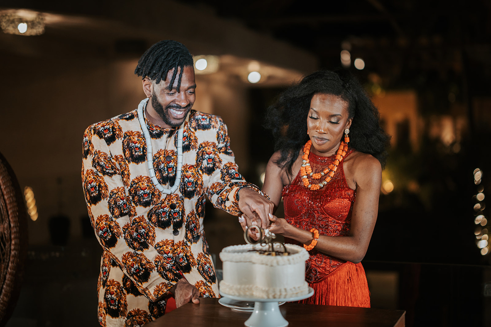 Okege And David’s Boho Tulum Wedding