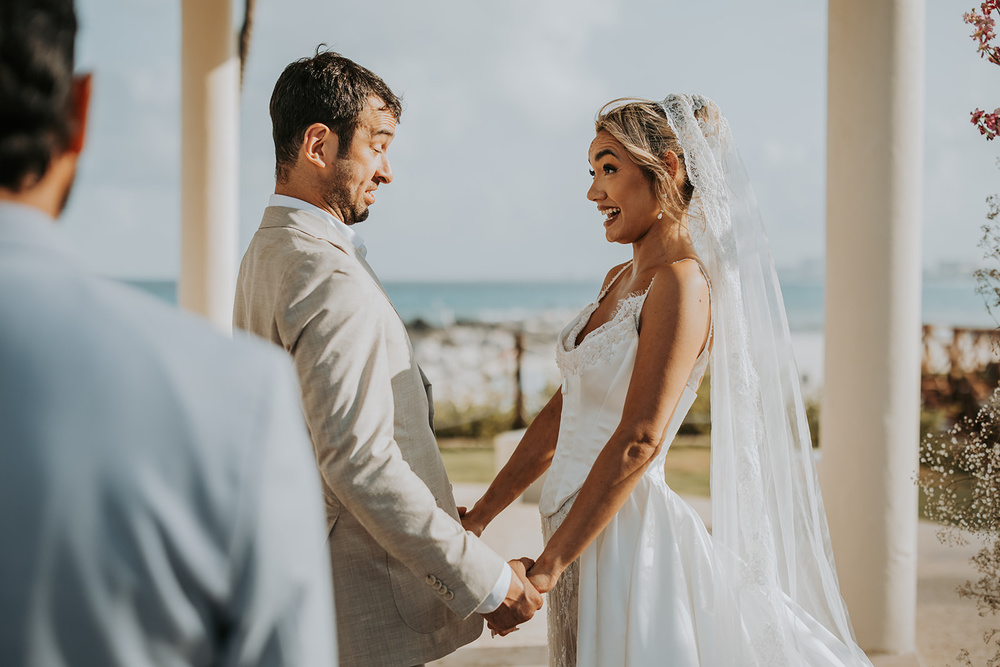 Dream Wedding With A Tree Seating Chart In Cancun For A Fun-loving Couple