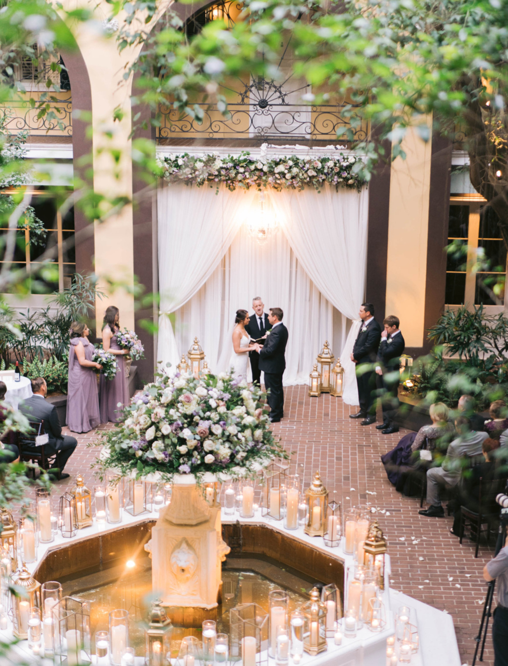 Intimate Courtyard Wedding In New Orleans