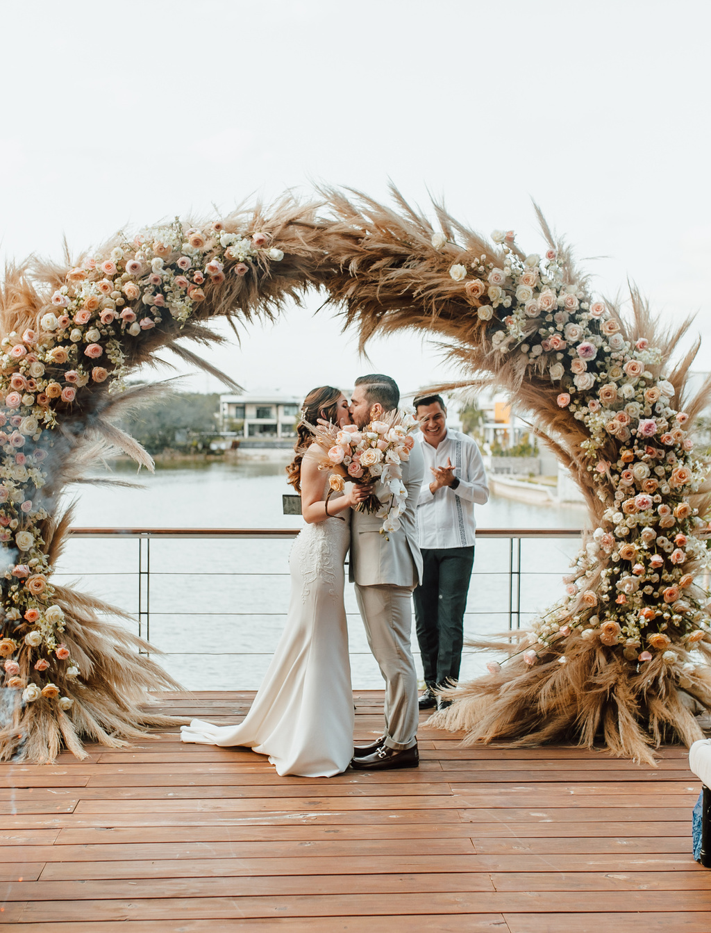 Beautiful Lake House Micro-wedding
