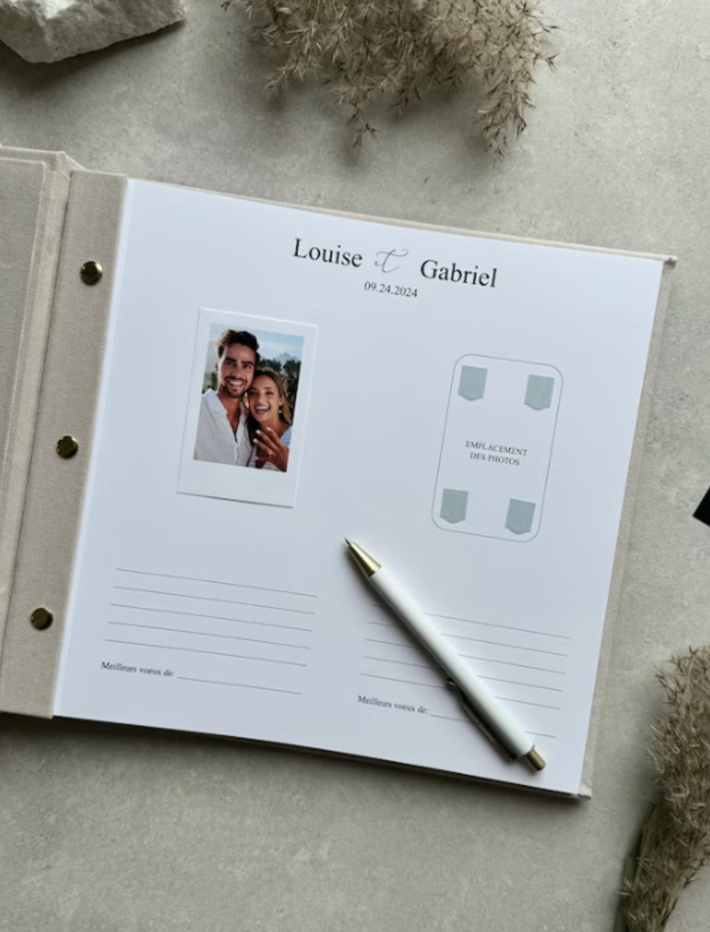 Preserve The Magic Of Your Big Day With Our Handmade Wedding Guest Photo Book!
