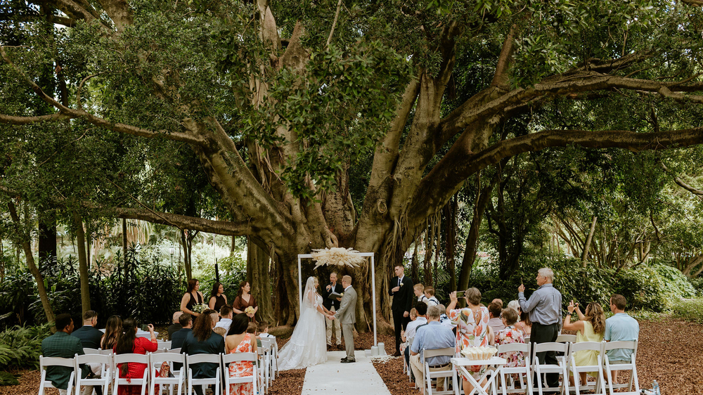 A Fun & Playful Brisbane City Botanic Gardens Wedding