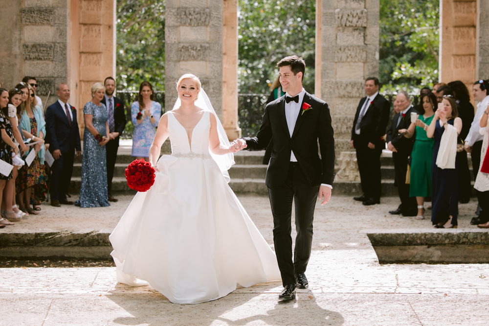 Beautiful Vizcaya Gardens Wedding