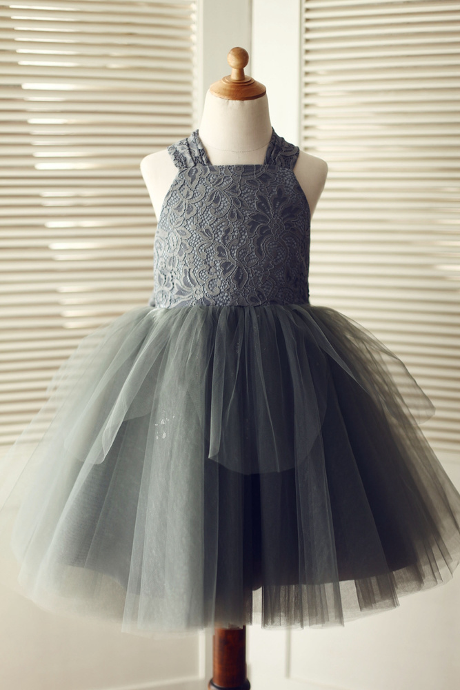 Neutral Palette Flower Girl Dresses For Modern Wedding