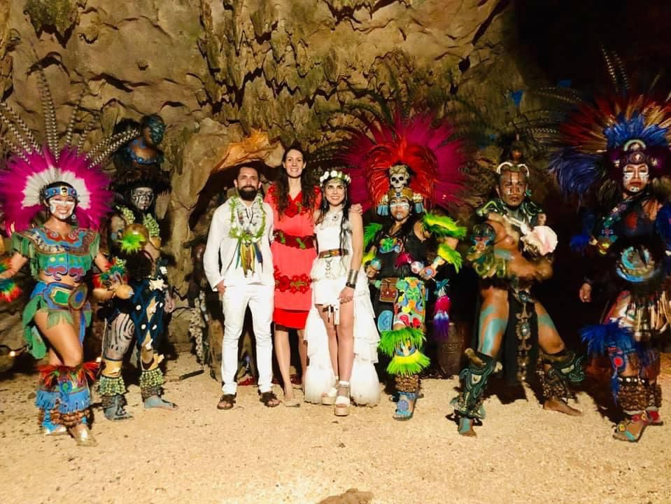Traditional Mayan Wedding In A Cave Cenote Tulum