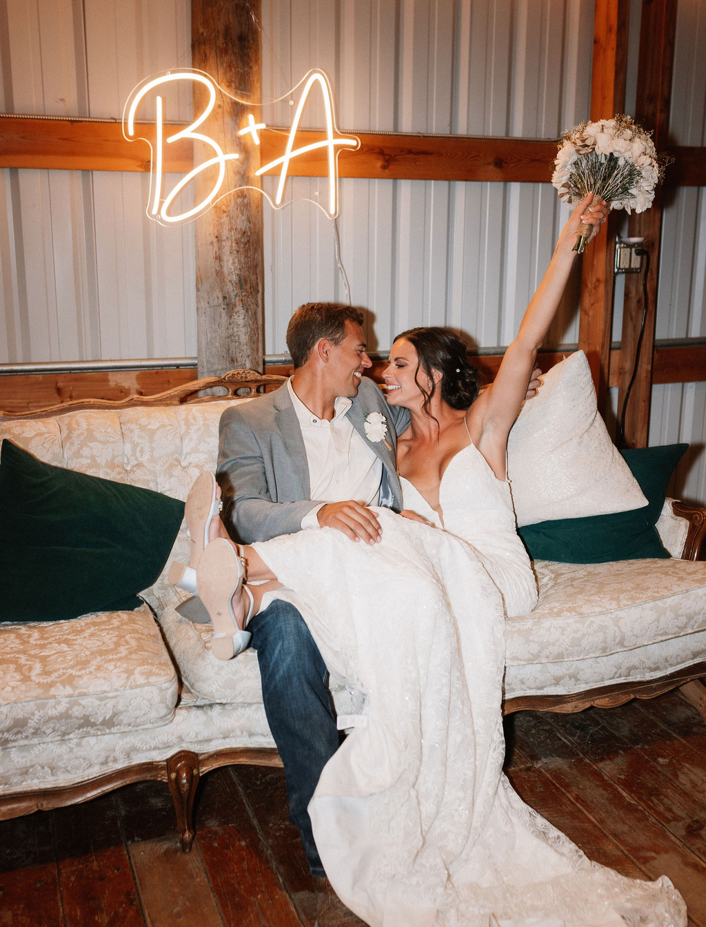 Addyson And Bransen's Barn Wedding In Kalispell, Montana