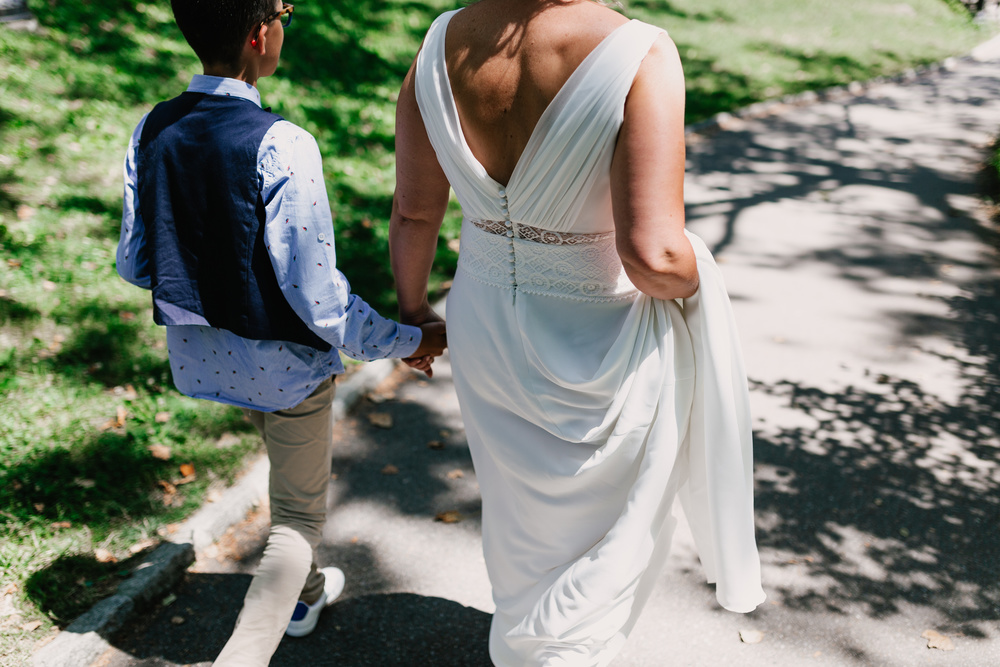 Intimate Wedding Ceremony In Central Park.