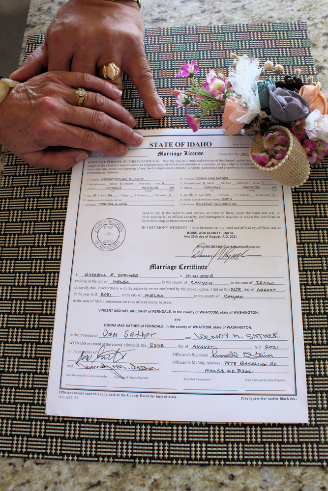 Rural Hill Top Wedding Melba Idaho