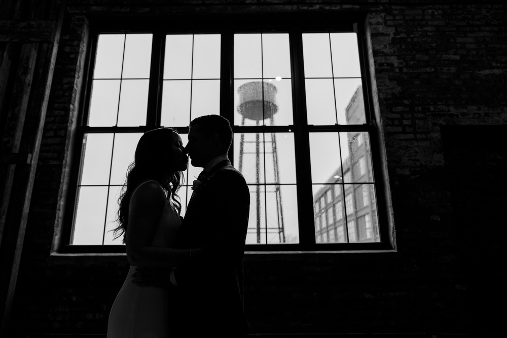 Rainy Spring Greenpoint Loft Wedding