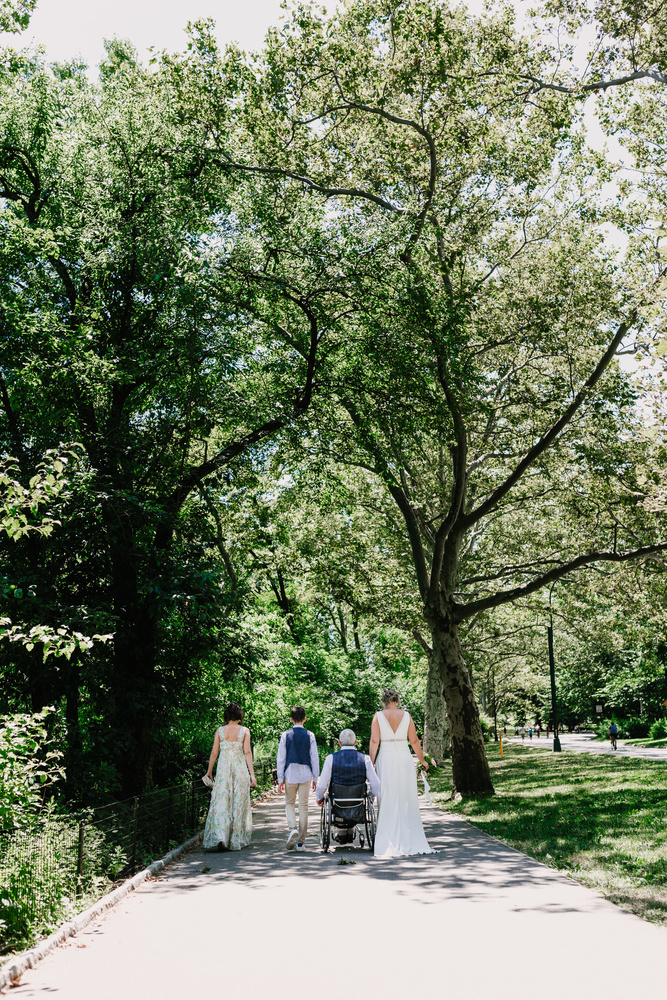 Intimate Wedding Ceremony In Central Park.