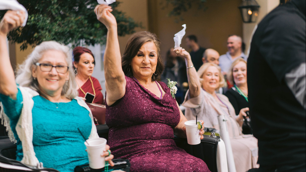 Intimate Courtyard Wedding In New Orleans