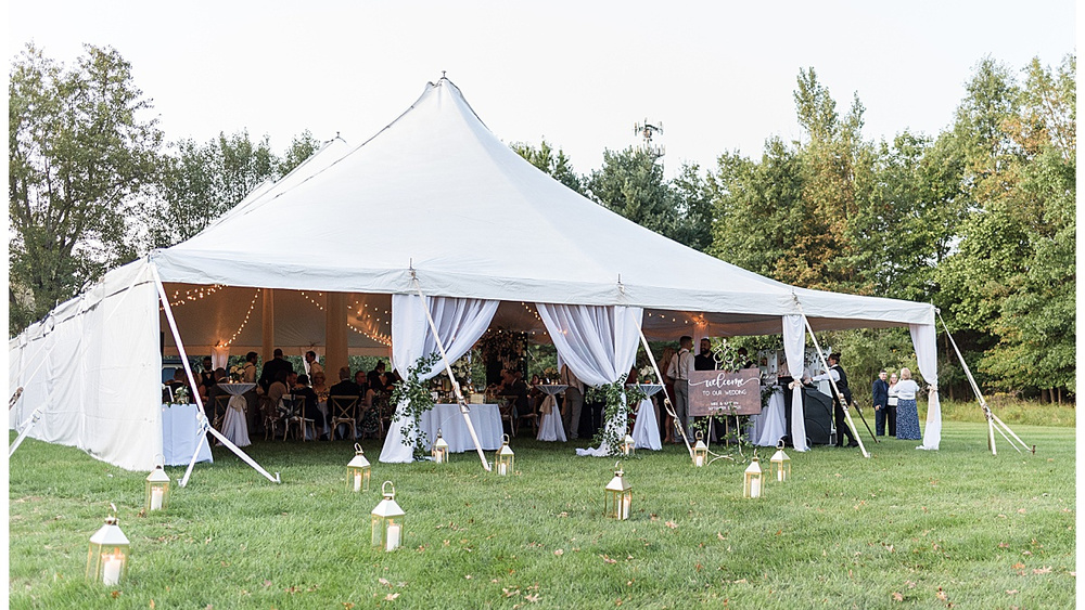 This Couple Pulled Off Pivoting Their Aruba Beach Wedding To An Elegant Backyard Wedding In Just Four Weeks