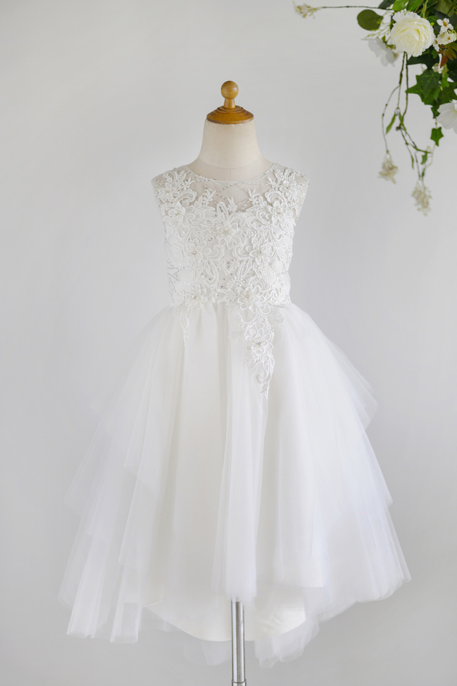 15 Ivory Flower Girl Dresses To Fit Every Budget