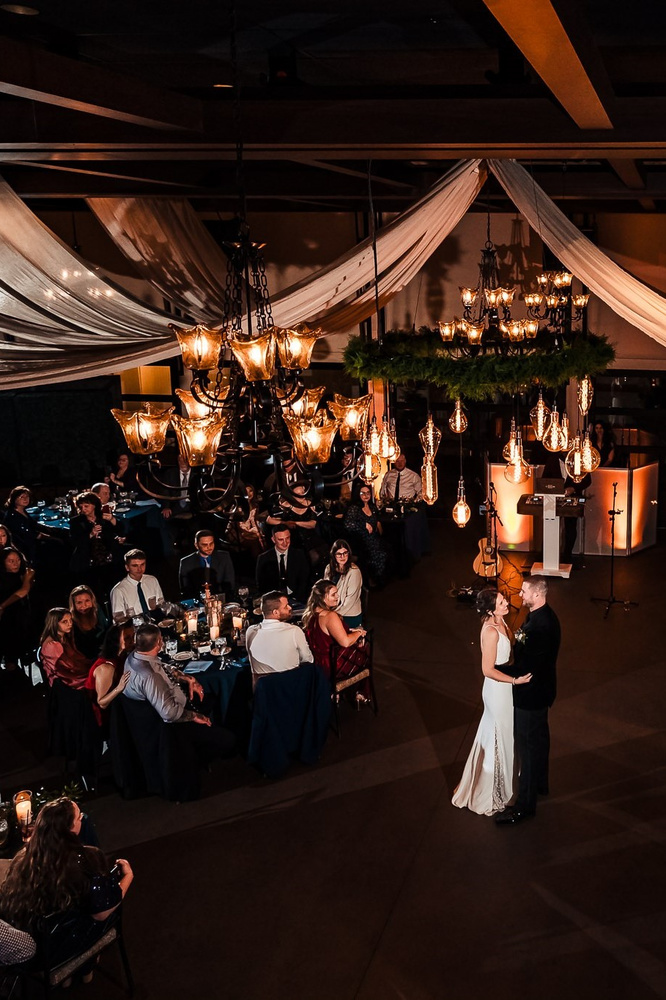 Glamorous December Wedding