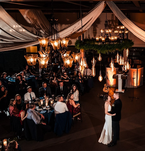 Glamorous December Wedding