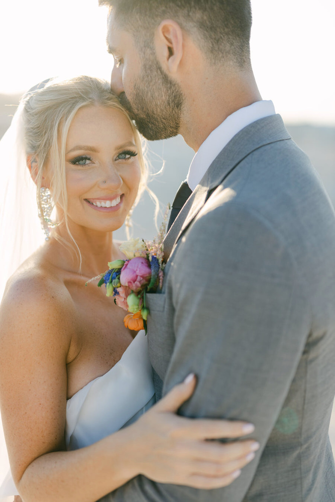 Intimate Wedding At Sarakiniko Beach, Milos, Greece
