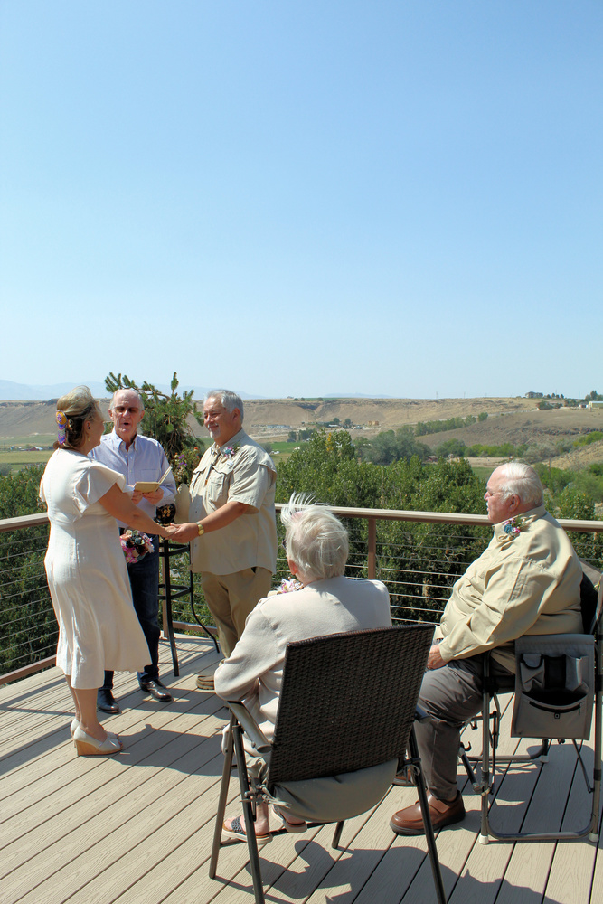 Rural Hill Top Wedding Melba Idaho