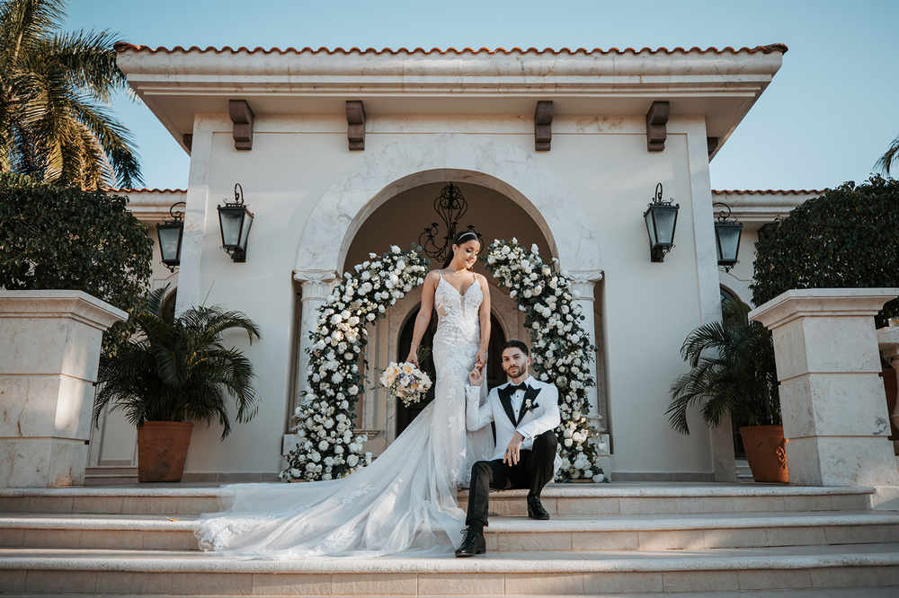 Elegant Wedding Of Idan & Dominique At Villa La Joya, Mx