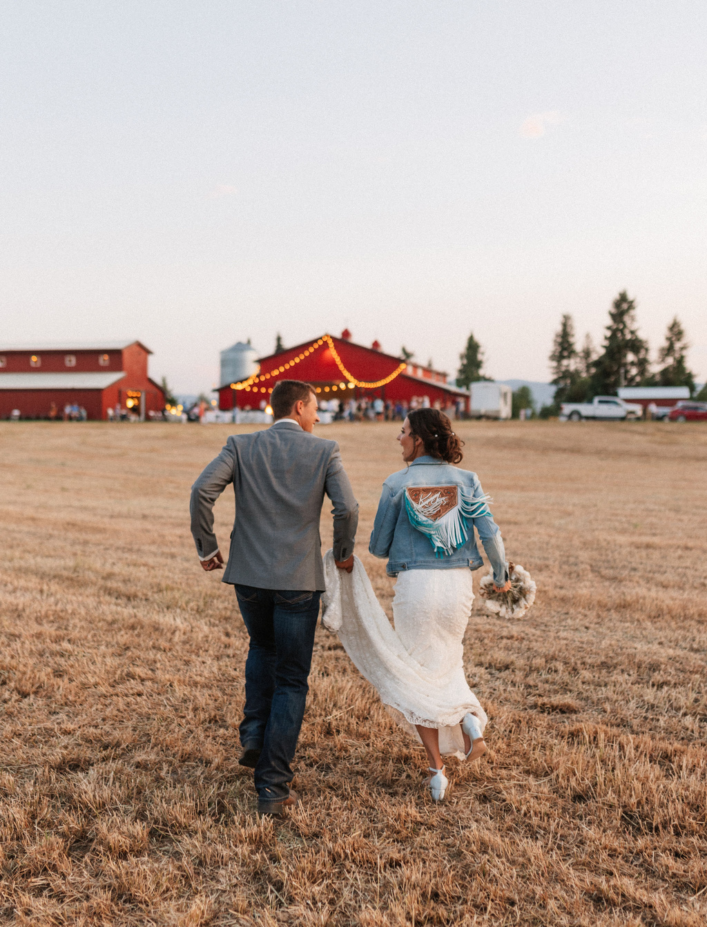 Addyson And Bransen's Barn Wedding In Kalispell, Montana