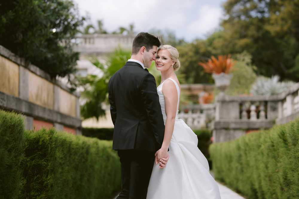 Beautiful Vizcaya Gardens Wedding