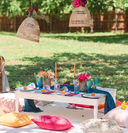 Vibrant Boho Brunch Inspired Bachelorette Alternative During A Pandemic