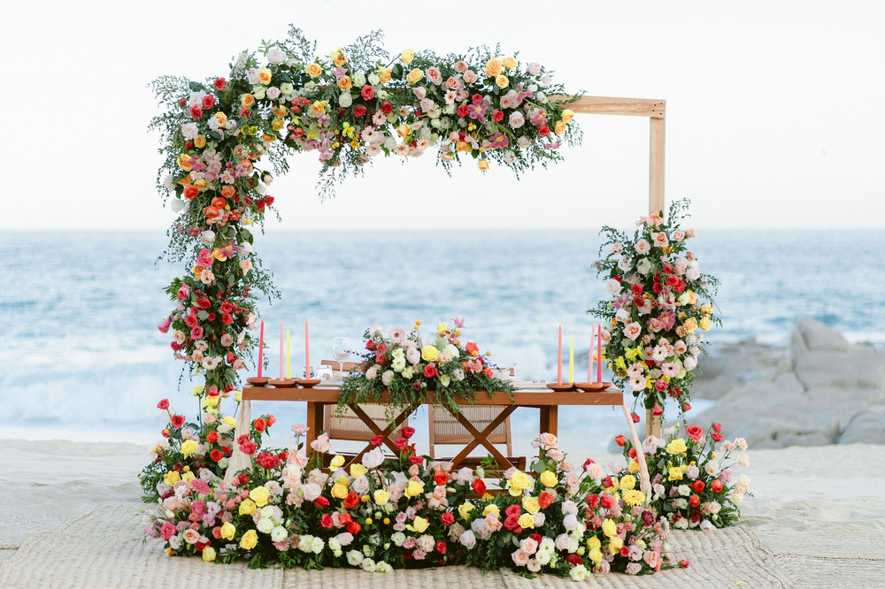 Colourful And Chic Wedding Of Irina And Estevan In Los Cabos, Mexico