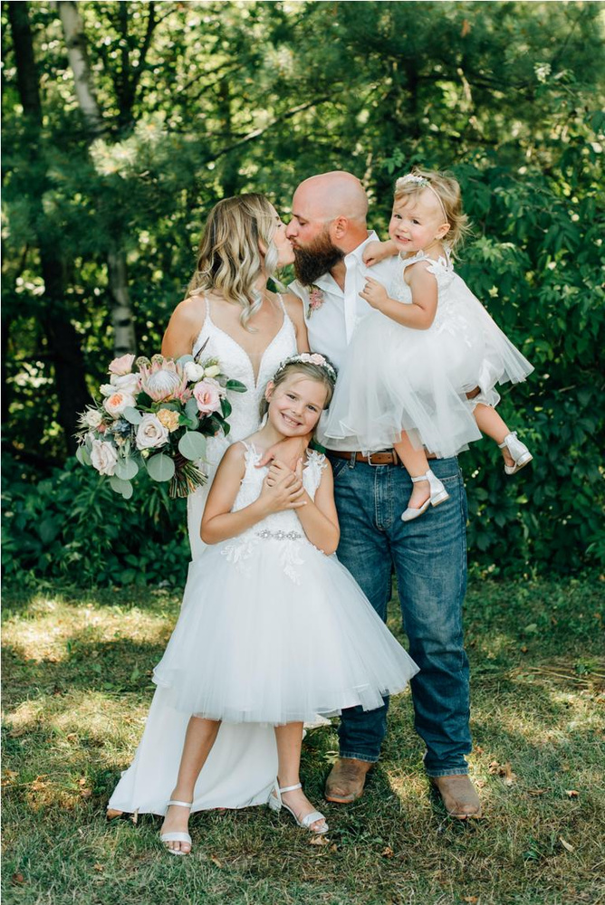 Adorable Flower Girls In Our Ivory Flower Girl Dresses