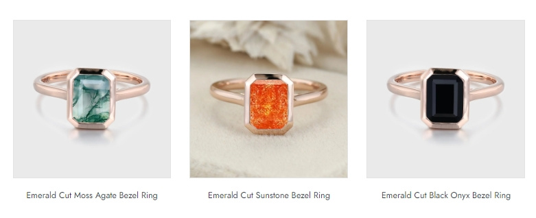 Elevate Your Style: Bezel Rings With Various Cuts And Stunning Gemstones