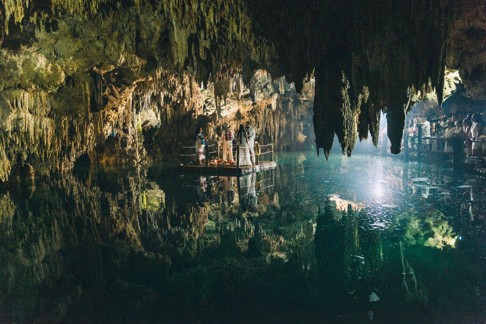 Traditional Mayan Wedding In A Cave Cenote Tulum