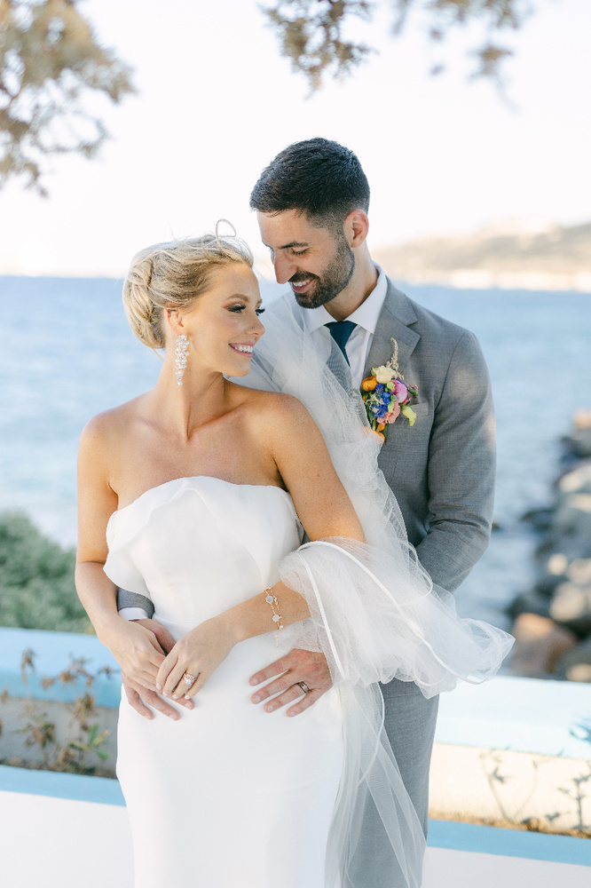 Intimate Wedding At Sarakiniko Beach, Milos, Greece