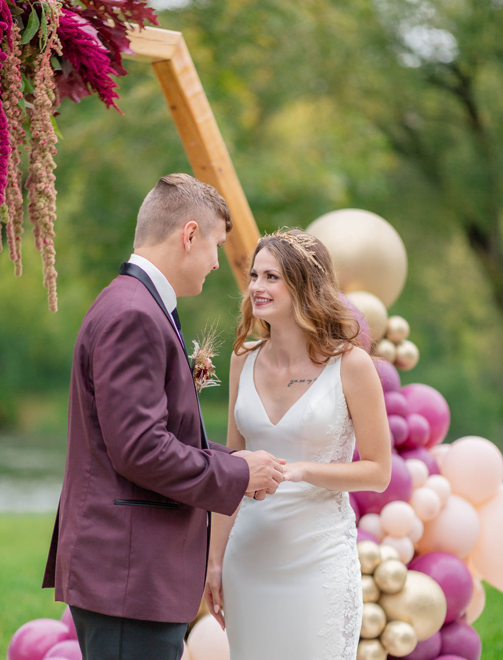 A Simply Enchanted Riverside Wedding