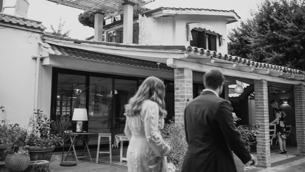 A Pink Villa Wedding Outside Rome