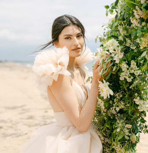 Modern Coastal Elopement In Greece