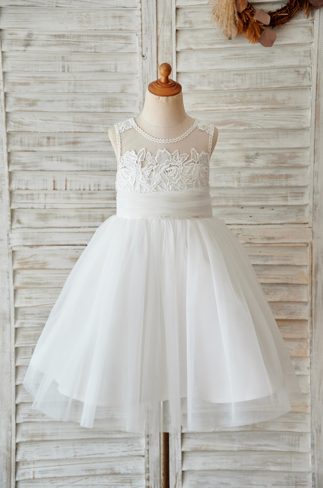 15 Ivory Flower Girl Dresses To Fit Every Budget