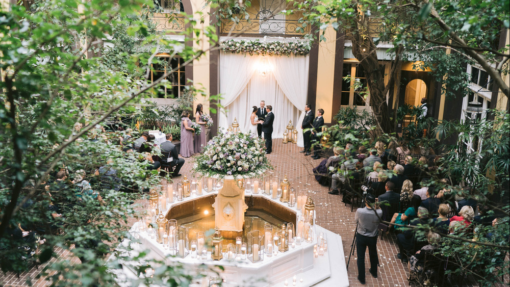 Intimate Courtyard Wedding In New Orleans