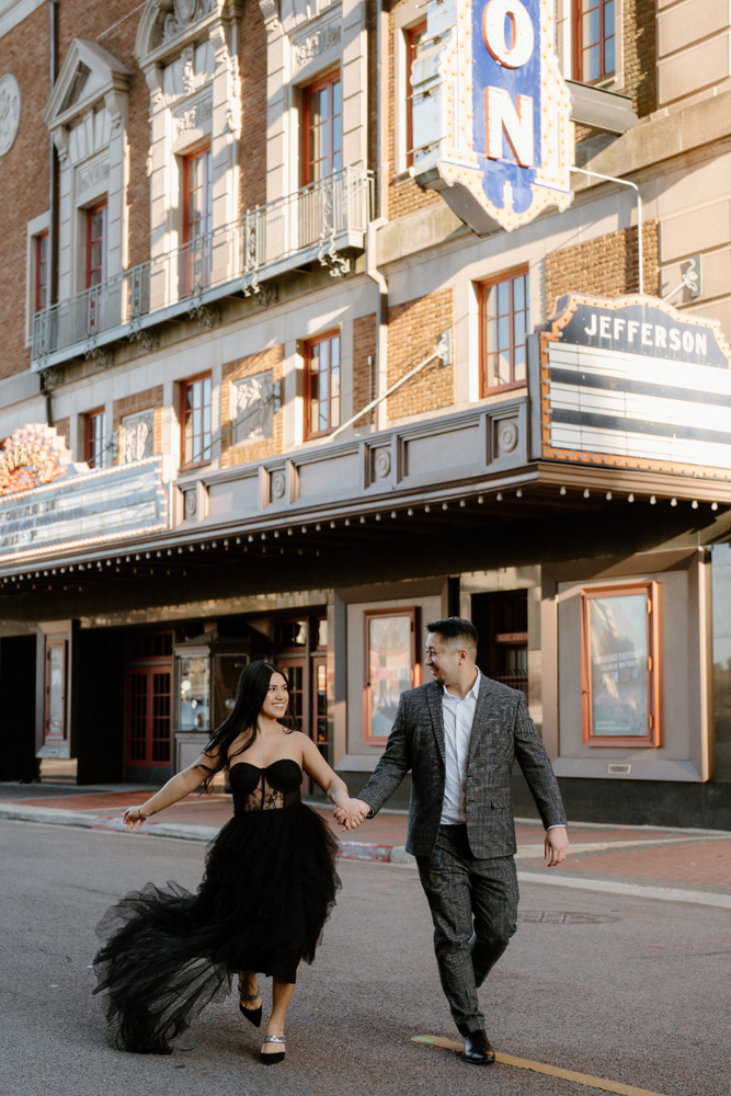 Downtown Beaumont Texas Post Wedding Session