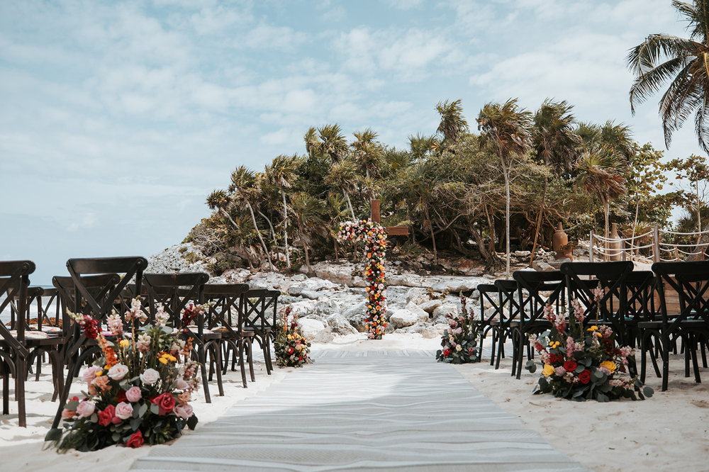 Okege And David’s Boho Tulum Wedding
