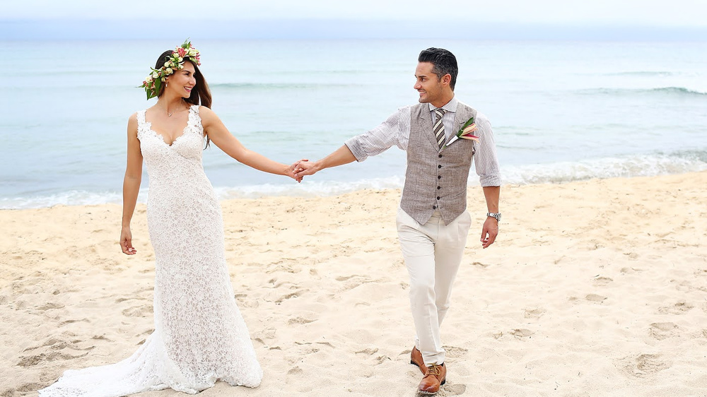 Beach Glam Wedding In Riviera Maya
