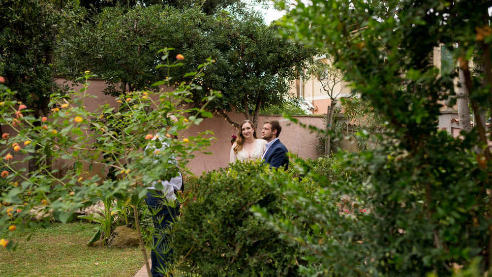 A Pink Villa Wedding Outside Rome