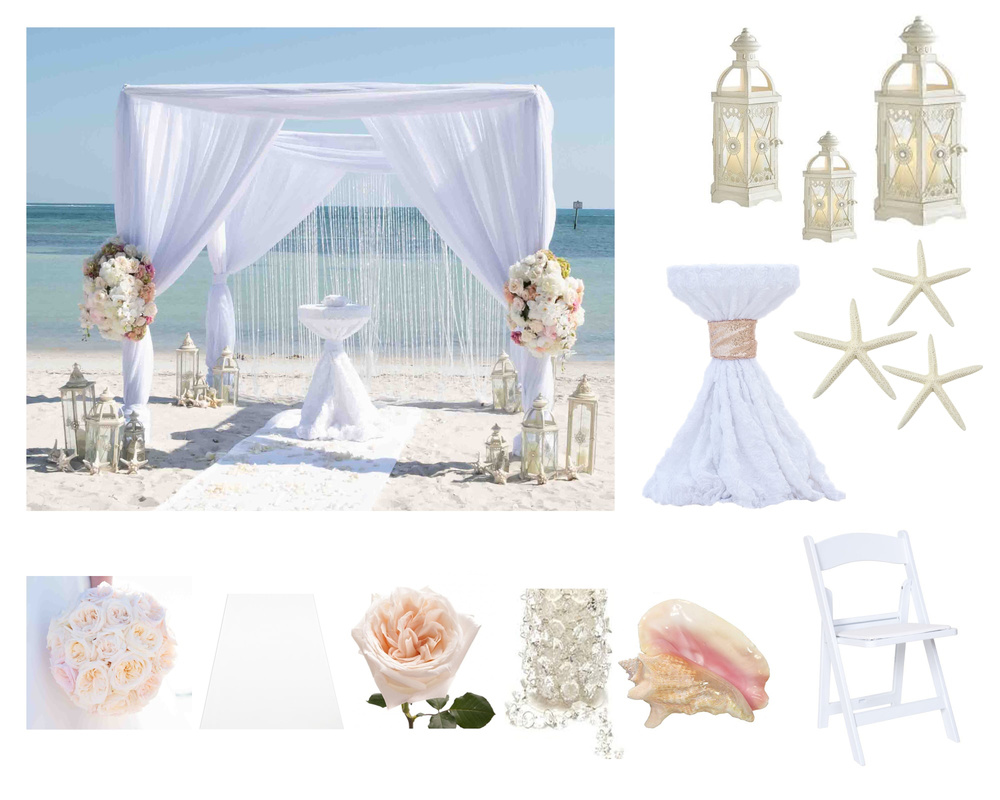 Key West Beach Wedding Decor Inspirations
