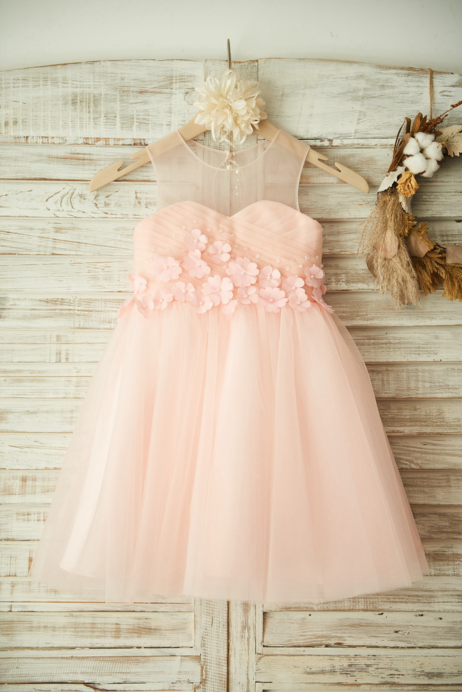 10 Sweetheart Neckline Flower Girl Dresses For Shabby Chic Wedding