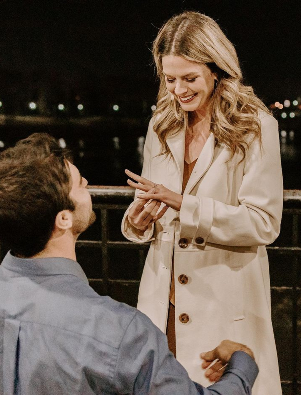 White Gold & Yellow Gold Engagement Rings