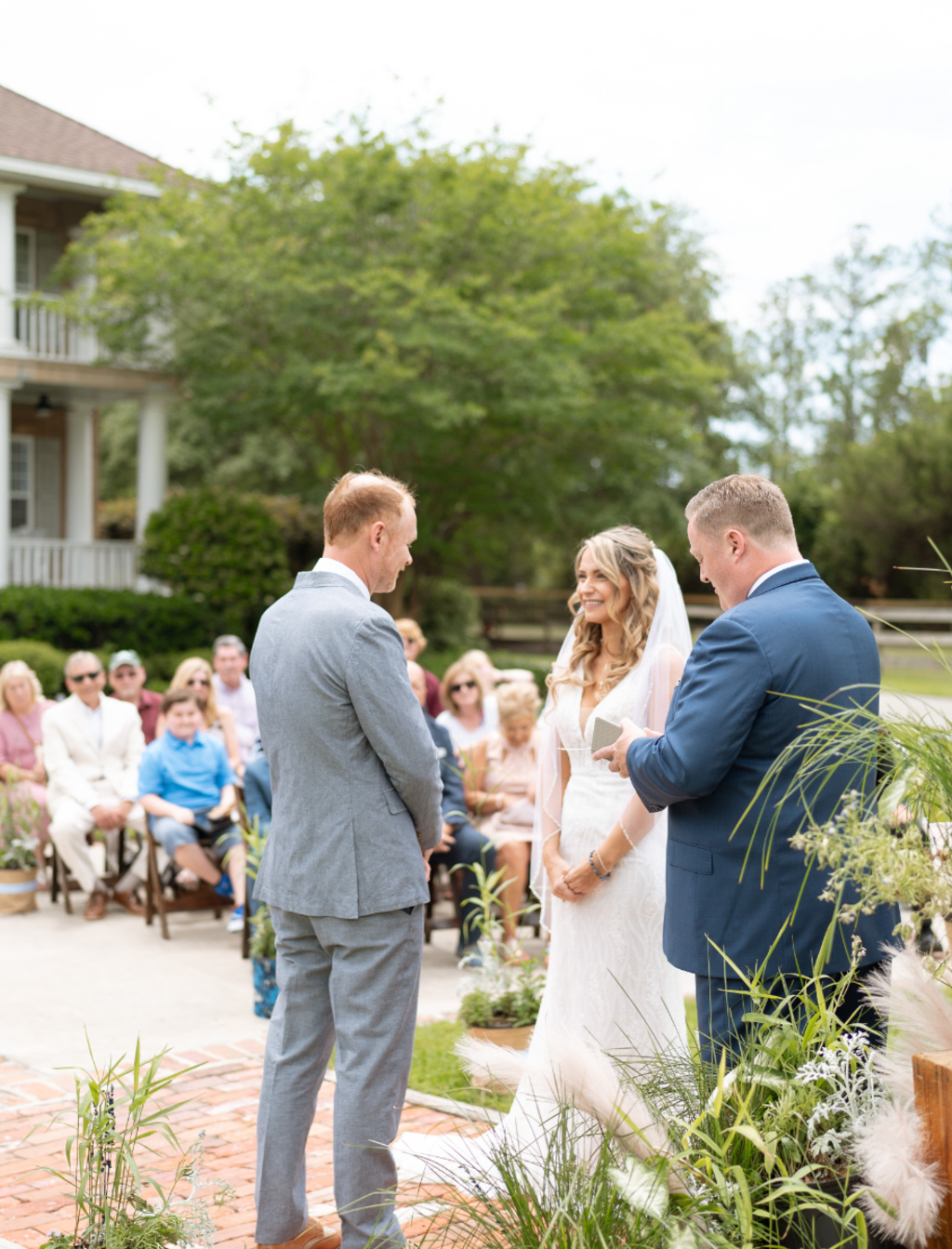 Family-friendly Wedding At Horse Stamp Inn In Waverly, Georgia